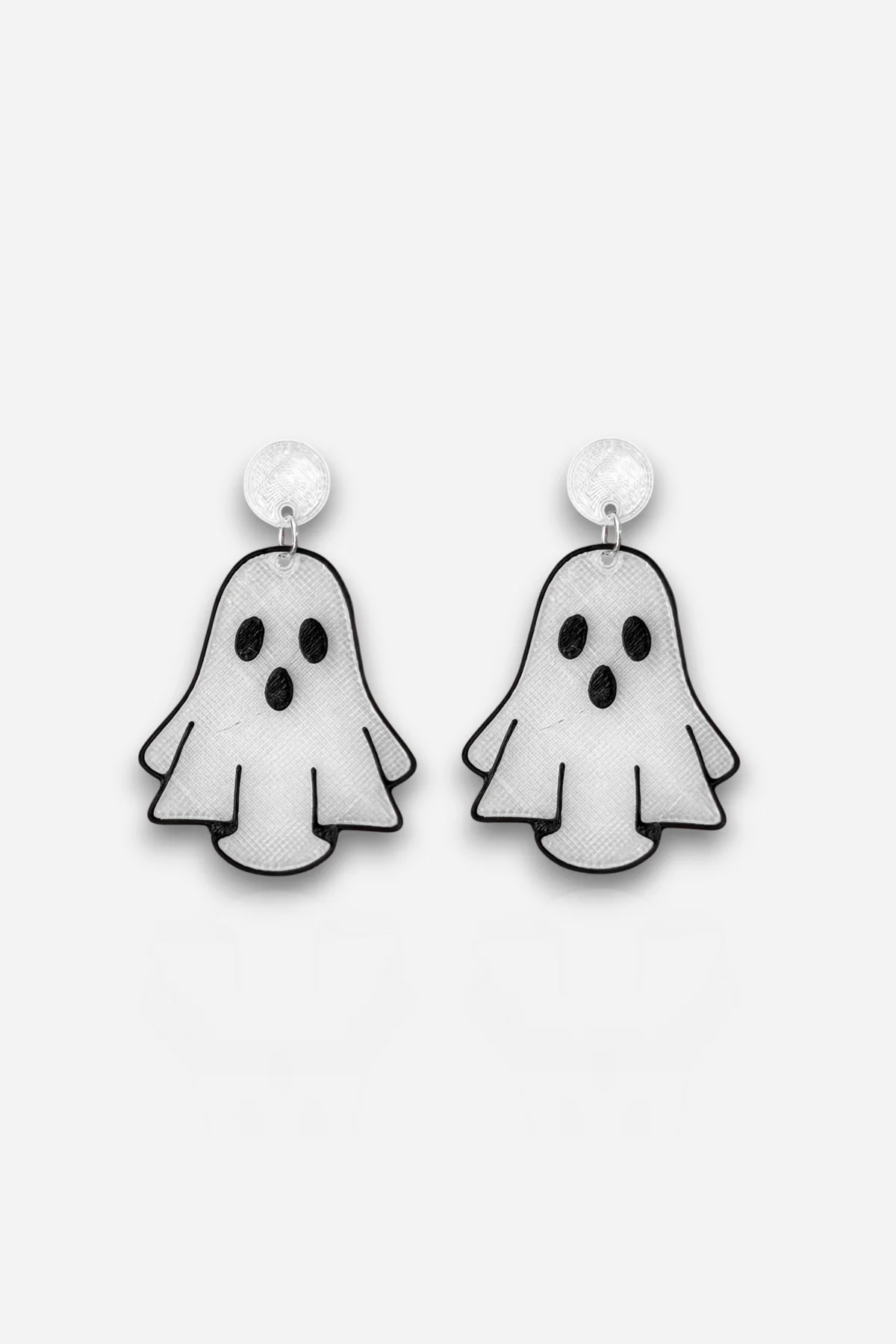 Halloween Cadılar Bayramı Gece Parlayan Fosforlu Hayalet Özel Tasarım Küpe